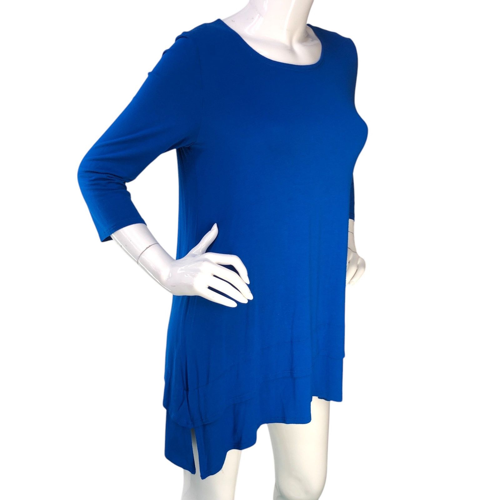 Eileen Fisher Eileen Fisher Size S Top Tunic Layered 3/4 Sleeve Stretch Size S / US 4 / IT 40 - 10 Thumbnail