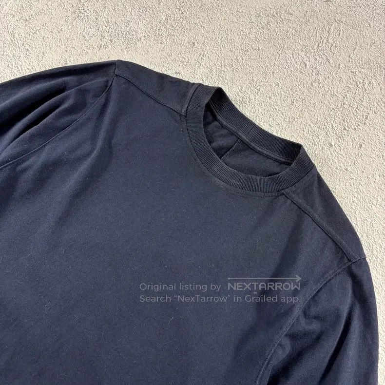 Rick Owens Rick Owens Dark Blue Round Neck Short Sleeve Size US XS / EU 42 / 0 - 2 Thumbnail