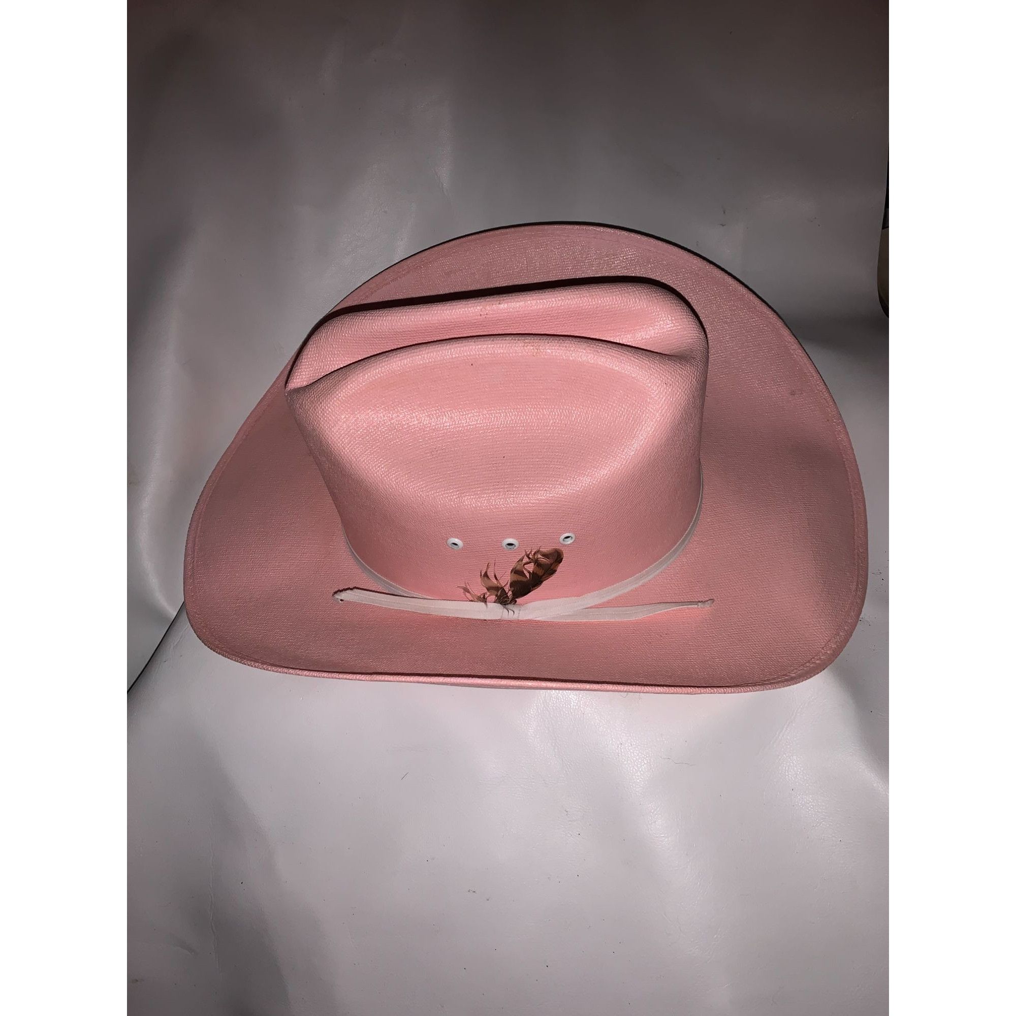 Vintage Double S Hat Collection Straw Hat - Pink size s Size ONE SIZE - 5 Thumbnail