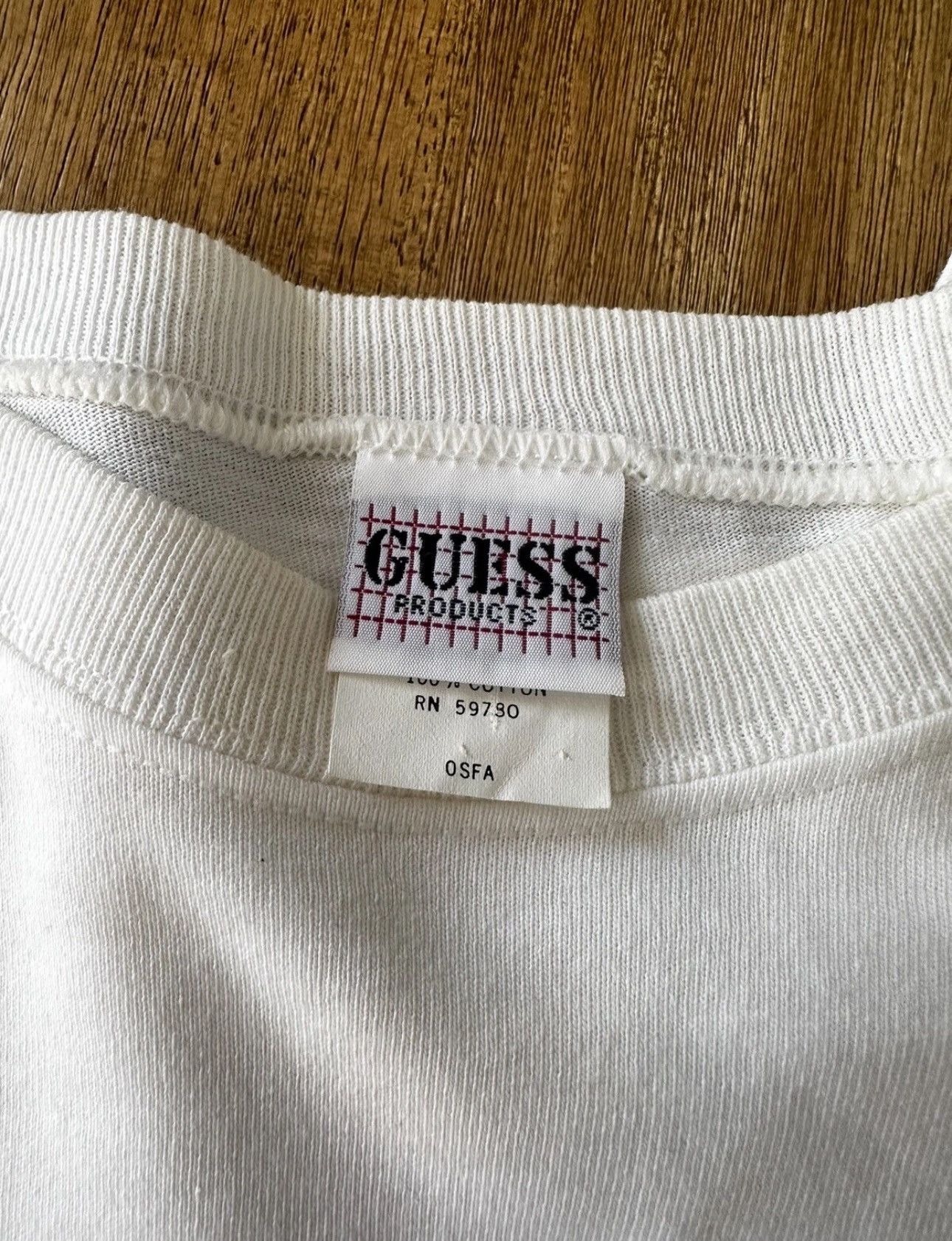 Guess × Vintage Vintage Guess Shirt L XL Made In USA 90s Size US XL / EU 56 / 4 - 2 Thumbnail