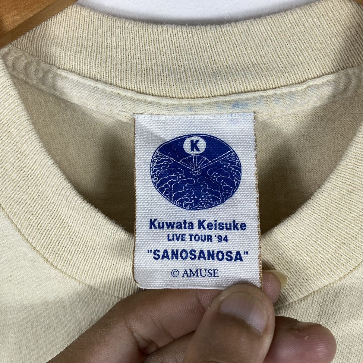 Band Tees × Vintage Vintage KUWATA KEISUKE Live Tour 1994 Sanosanosa Tee Size US L / EU 52-54 / 3 - 9 Thumbnail