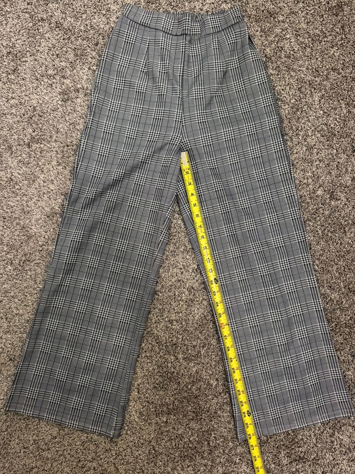 The Unbranded Brand Unbranded Plaid Dress Pants (SMALL) Size 28" / US 6 / IT 42 - 5 Thumbnail