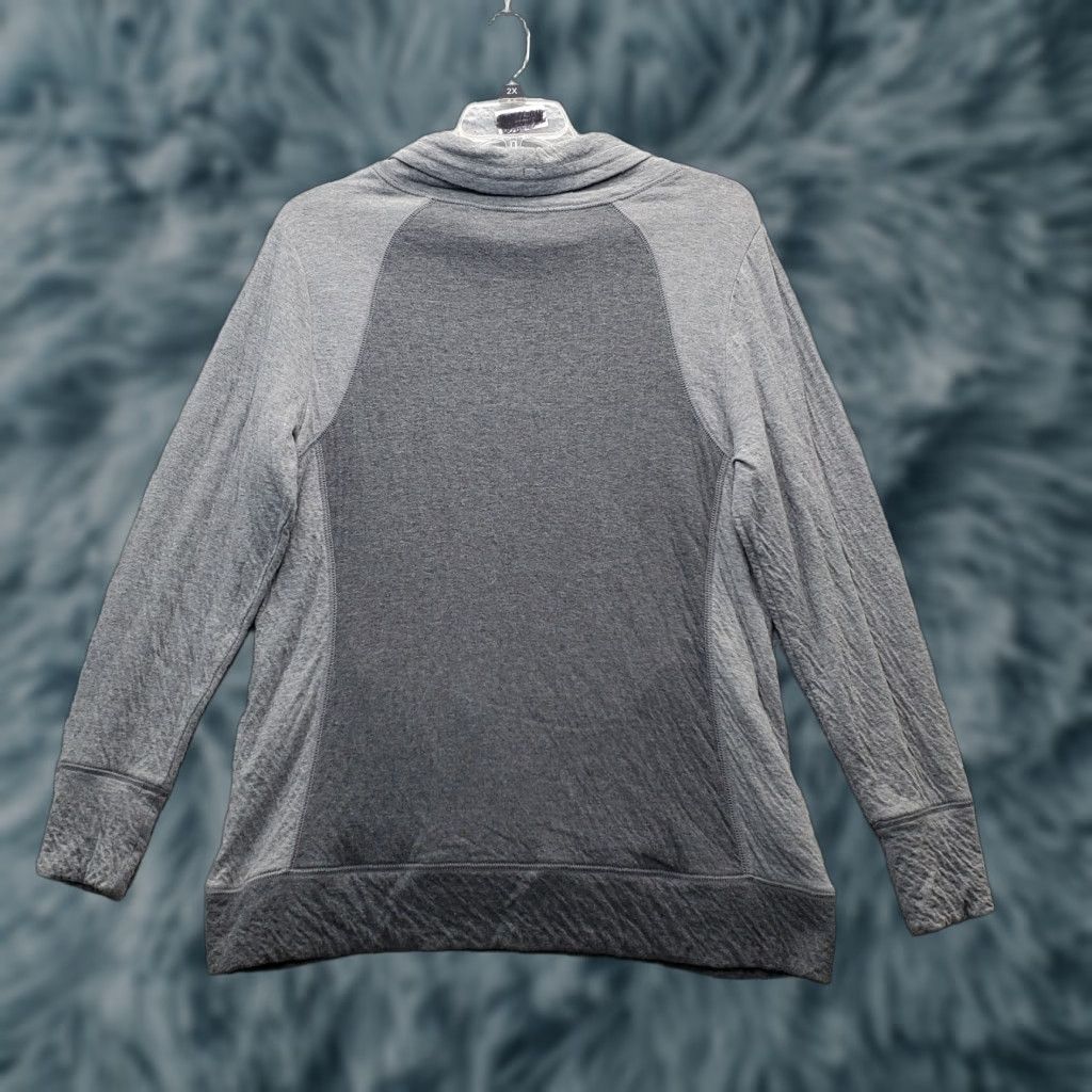 Eddie Bauer Eddie Bauer Sweatshirt Womens 2XL Gray Heather Long Sleeve Cowl Neck Outdoor Size XXL / US 16-18 / IT 52-54 - 1 Thumbnail