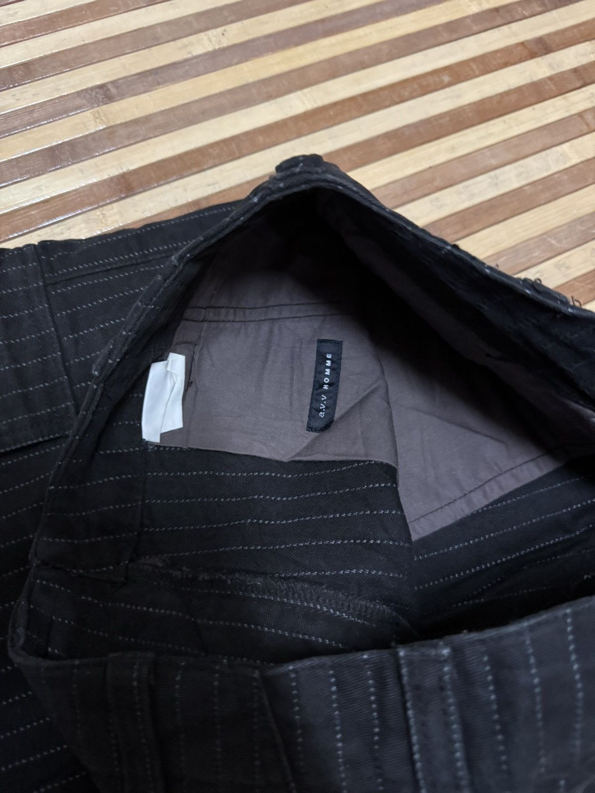Japanese Brand Japanese Brand Striped Cargo Pants Trousers Multipocket Size US 28 / EU 44 - 5 Thumbnail