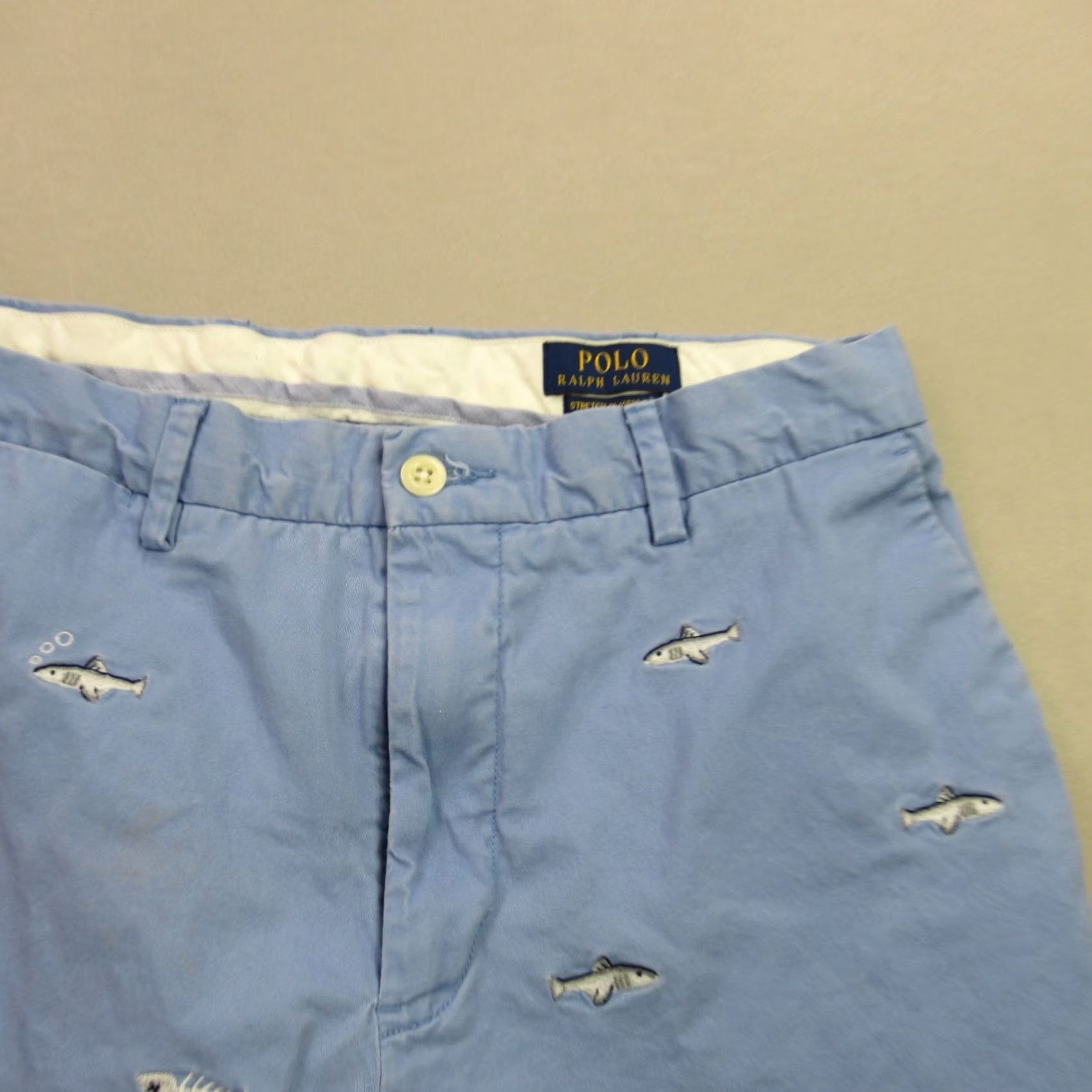 Polo Ralph Lauren Polo Ralph Lauren Shorts Mens 32 Chino Classic Fit Outdoors Stretch Blue Size US XS / EU 42 / 0 - 2 Thumbnail