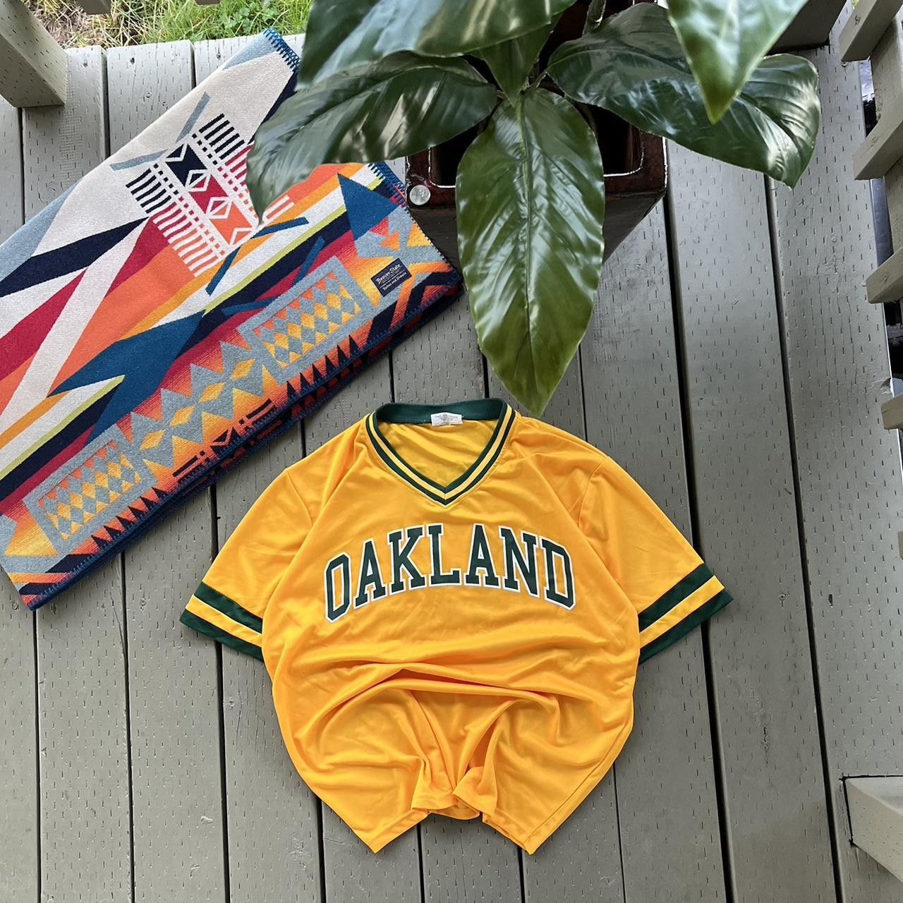 MLB × Vintage Vintage 90s Majestic Oakland Athletics Baseball Jersey Size US XL / EU 56 / 4 - 1 Thumbnail