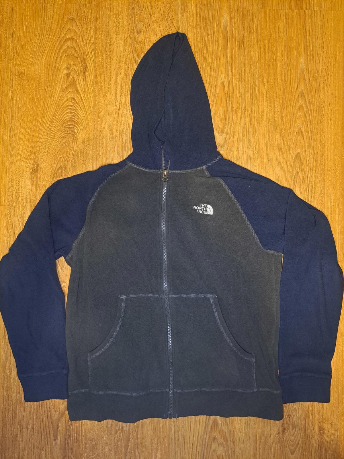 The North Face North Face Fleece Jacket Boys XL Gray Blue Full Zip Hoodie Size US XL / EU 56 / 4 - 1 Thumbnail