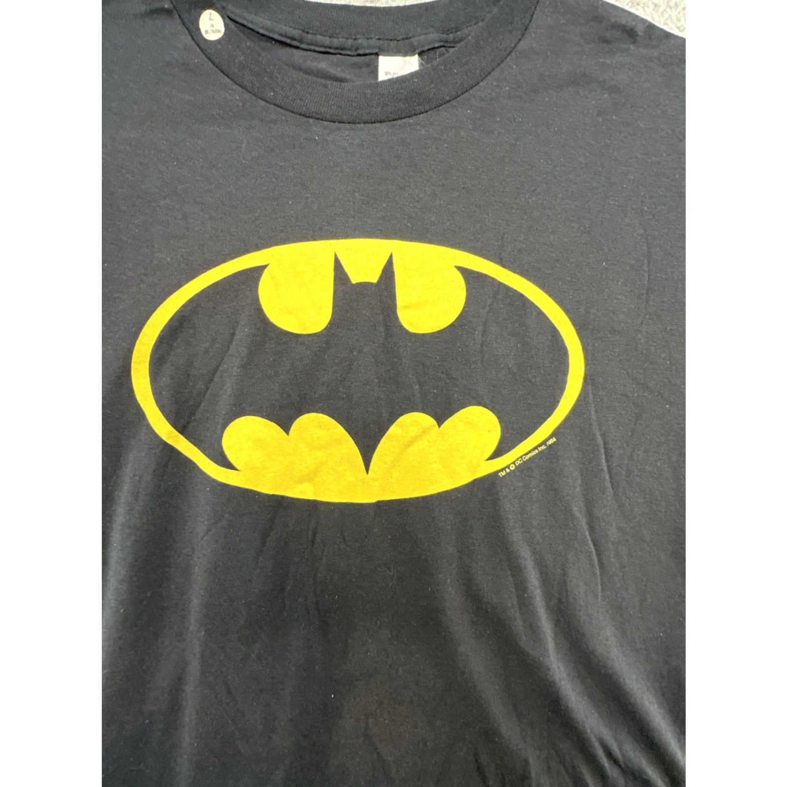 DC Comics VINTAGE Batman T Shirt License 1964 Single Stitch 90’s Black XXL New Mens Size US XXL / EU 58 / 5 - 2 Thumbnail