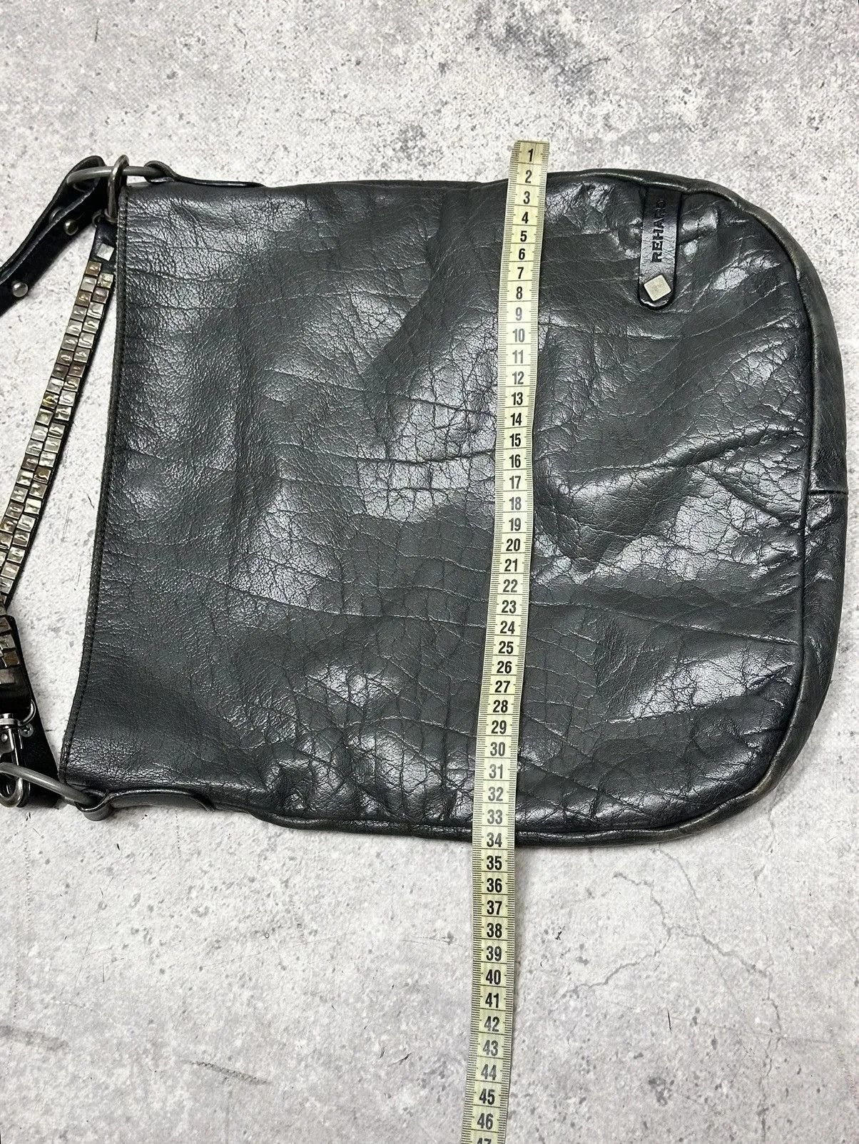 14th Addiction Vintage Japan Leather Bag Kapital Messenger Y2K Rare GOA Size ONE SIZE - 16 Thumbnail