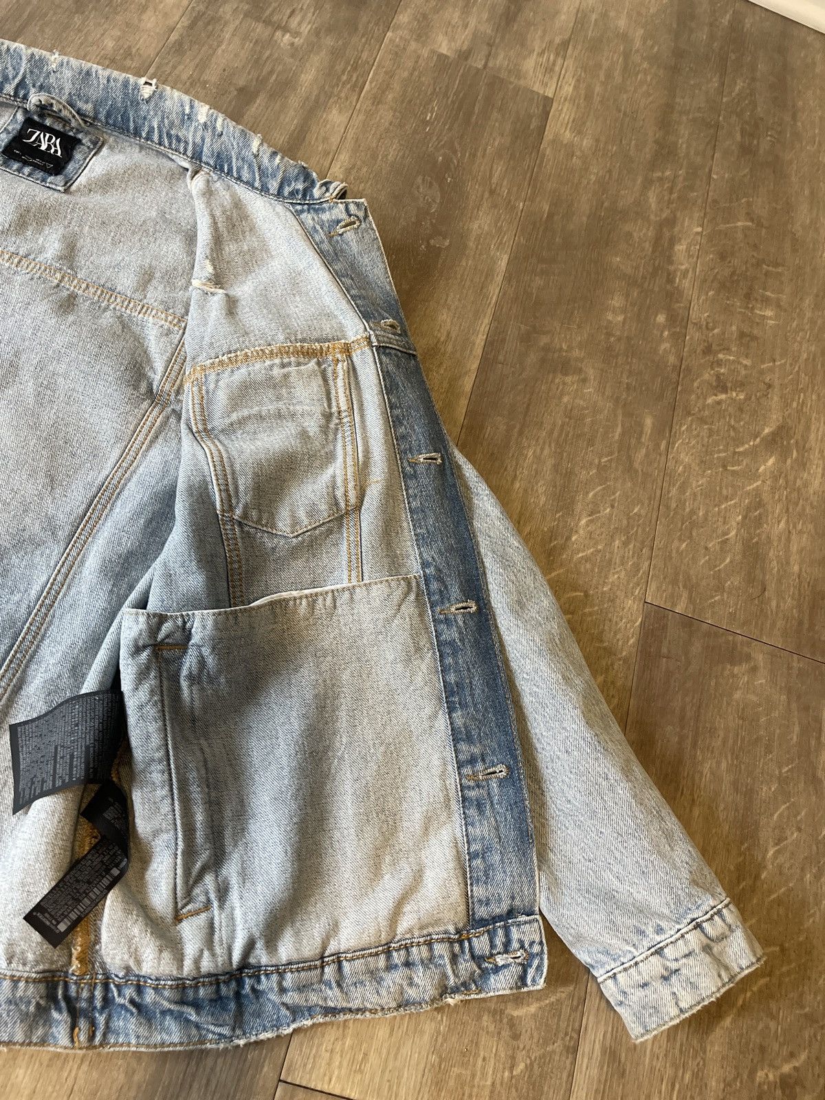 Zara Graphic denim jacket Size US L / EU 52-54 / 3 - 8 Thumbnail