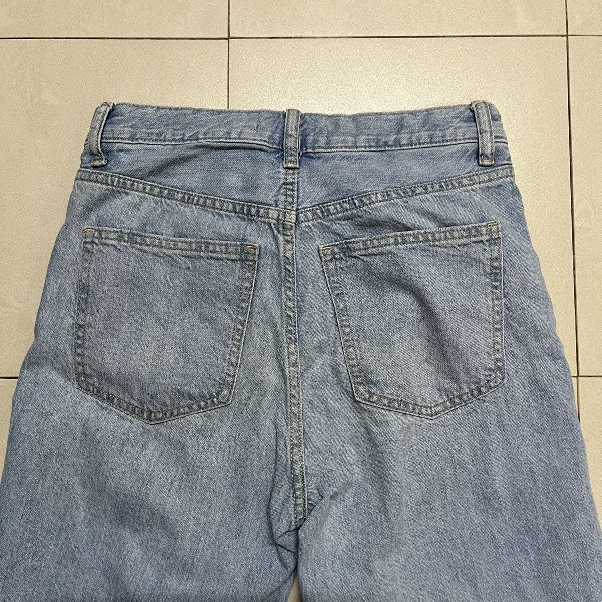 Japanese Brand × Uniqlo × Vintage Uniqlo Relaxed Tapered Jeans Size 27" / US 4 / IT 40 - 14 Thumbnail