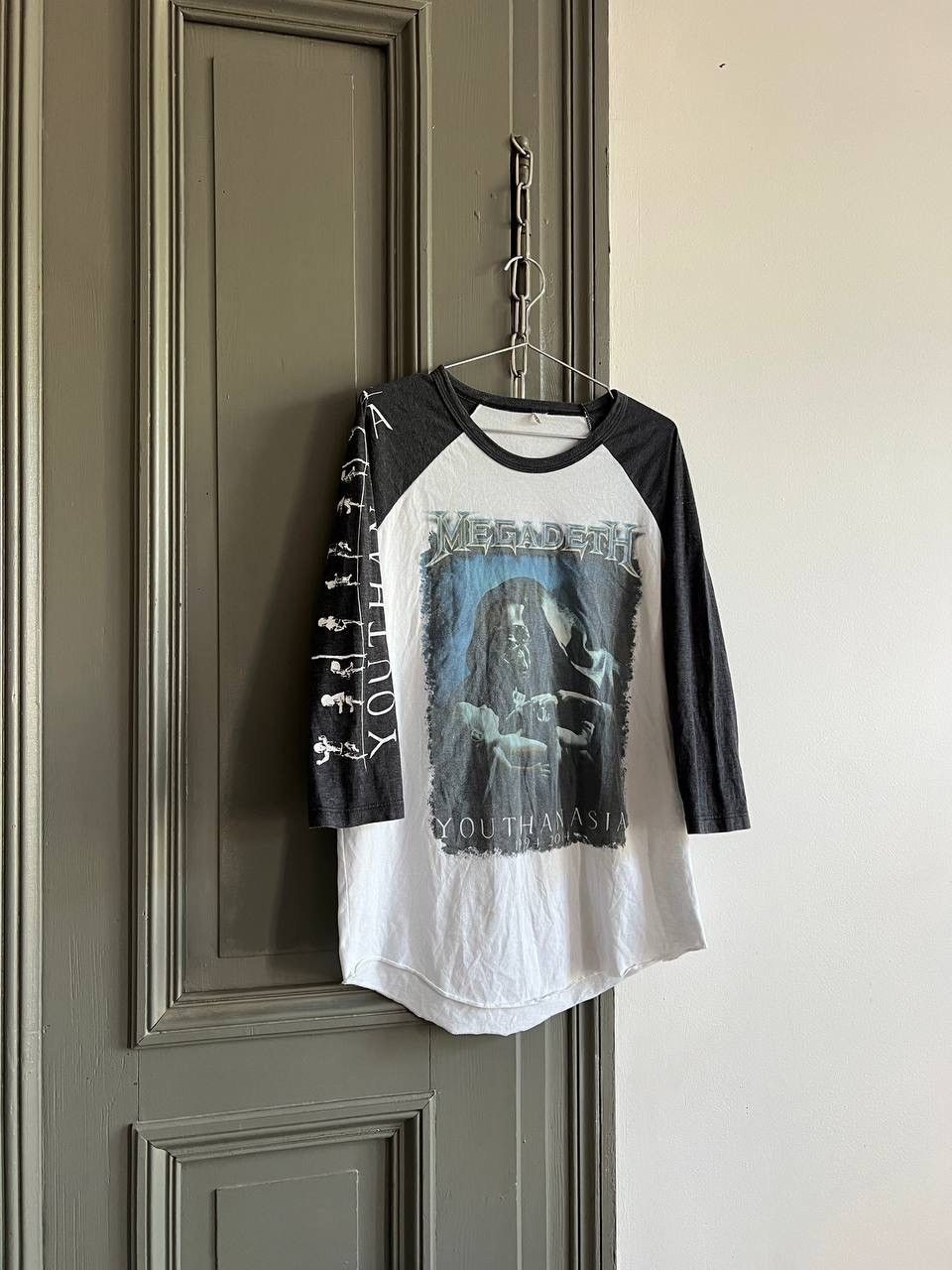 Band Tees × Megadeth Megadeath Youthanasia 2014 3/4 Sleeve T-Shirt Band Tee Size US M / EU 48-50 / 2 - 1 Thumbnail