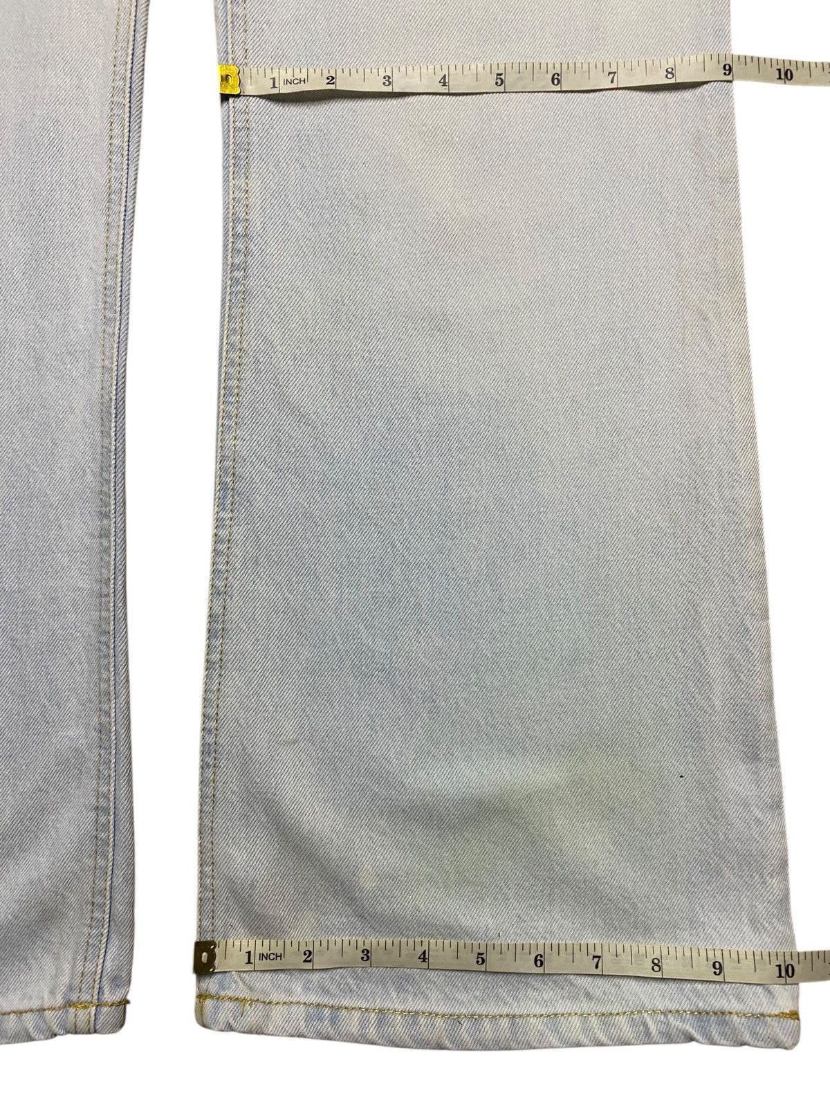 Balmain × H&M Vintage H&M Light Wash Super Wide Leg Jeans Size US 33 - 15 Thumbnail