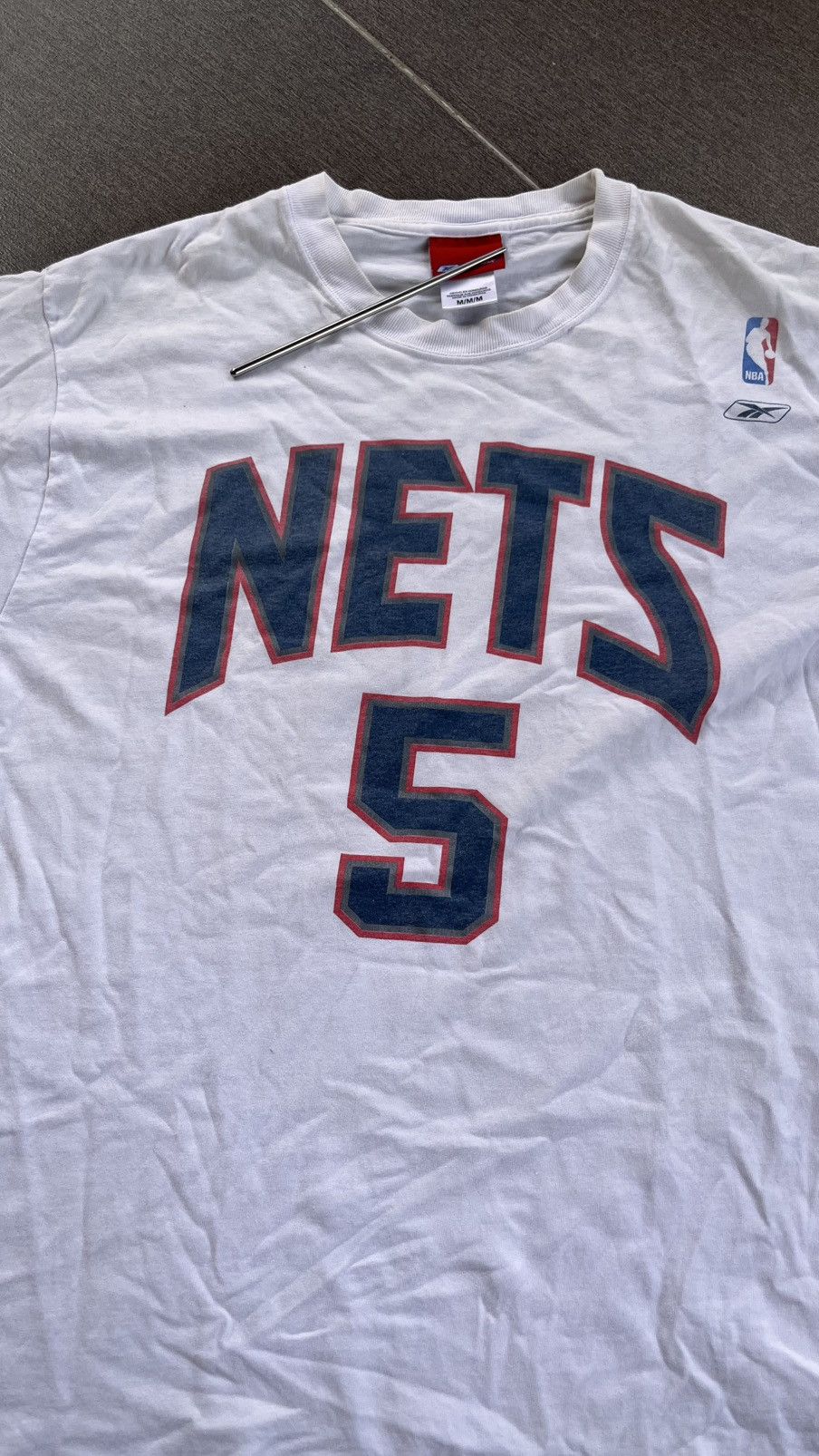 Vintage Reebok Vintage NBA Nets Jason Kidd Tee Size US M / EU 48-50 / 2 - 2 Thumbnail
