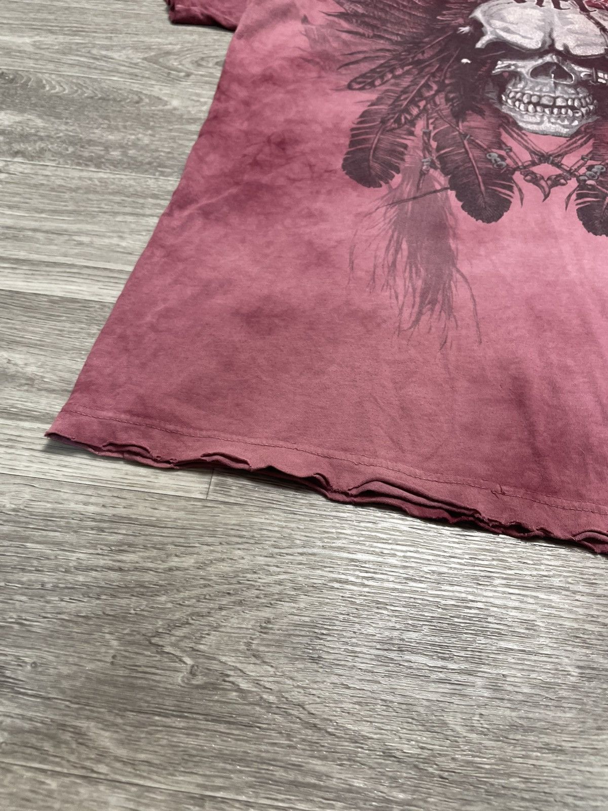 Affliction Vintage Affliction Signature Series Skull T-Shirt USA Tattoo Size US XL / EU 56 / 4 - 5 Thumbnail