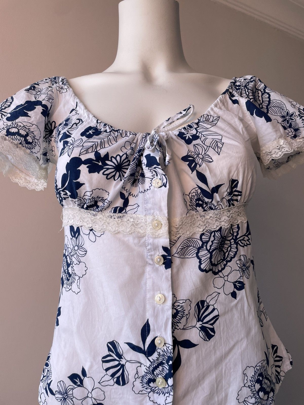Vintage Y2k Adil isik blouse Size XS / US 0-2 / IT 36-38 - 10 Thumbnail