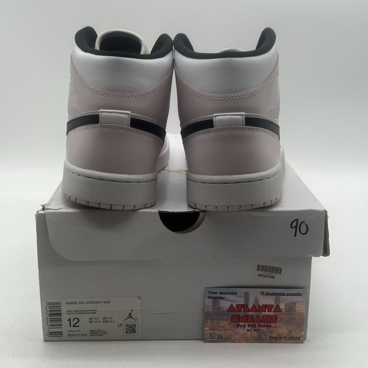 Jordan Brand Wmns air Jordan 1 mid barely rose Size US 12 / IT 42 - 3 Thumbnail