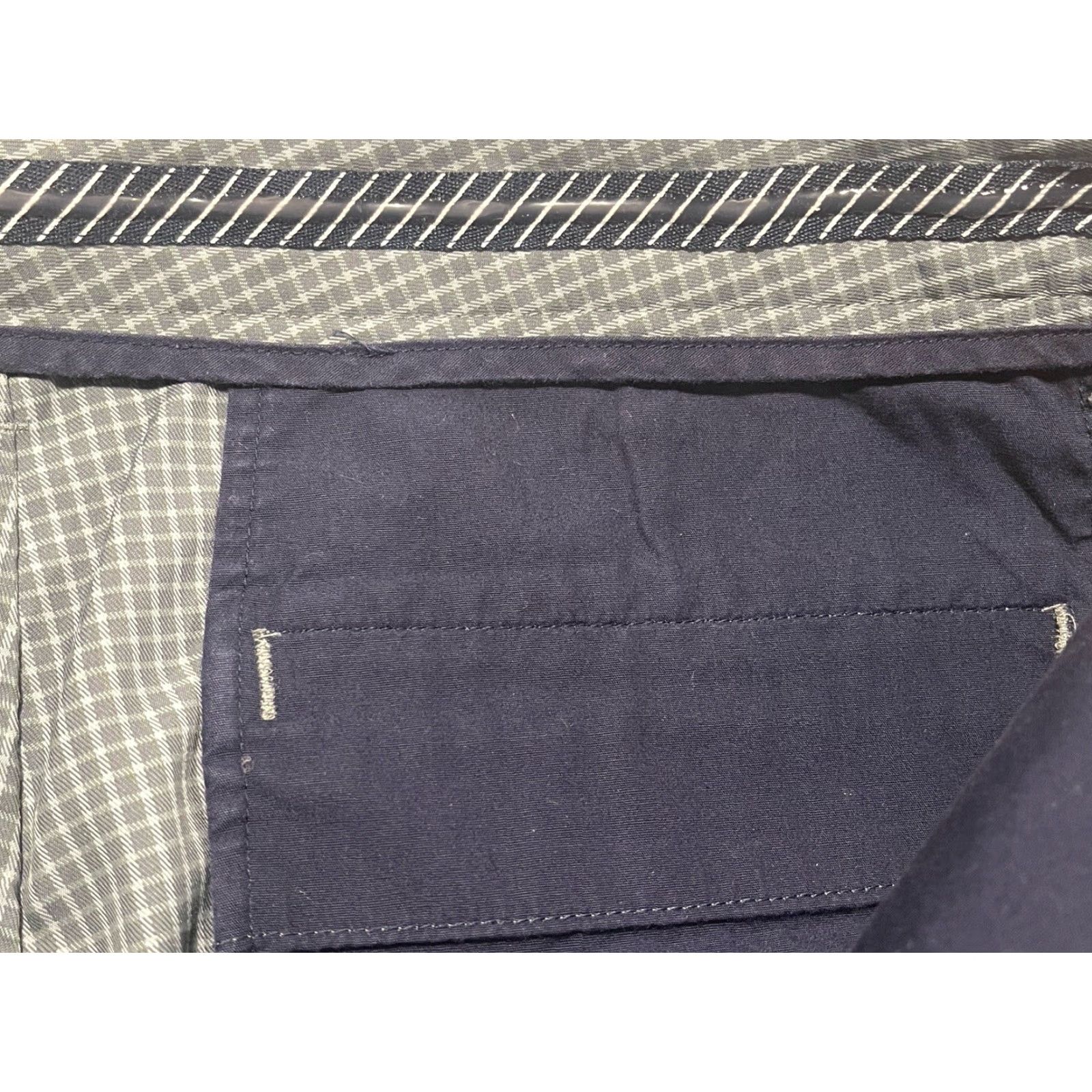 Bonobos Bonobos Golf Pants Mens 34x33.5 Green Plaid Flat Front Stretch Anti-slip Waist Size US 34 / EU 50 - 3 Thumbnail