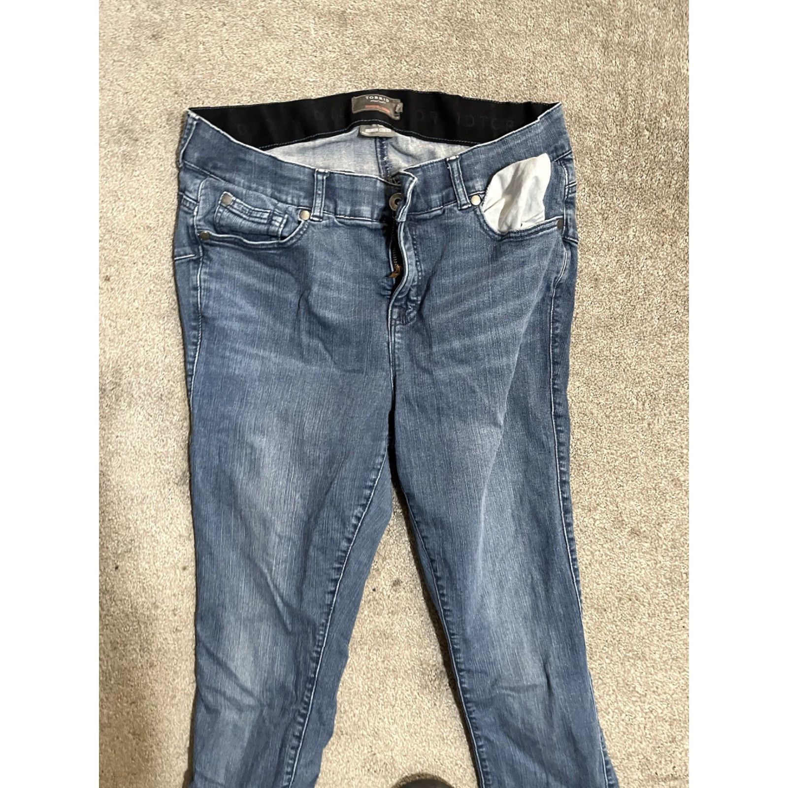 Torrid Torrid Jeans Women’s 14R Blue Bombshell Skinny Denim Stretch Jeans Size 36" / US 14 / IT 50 - 2 Thumbnail