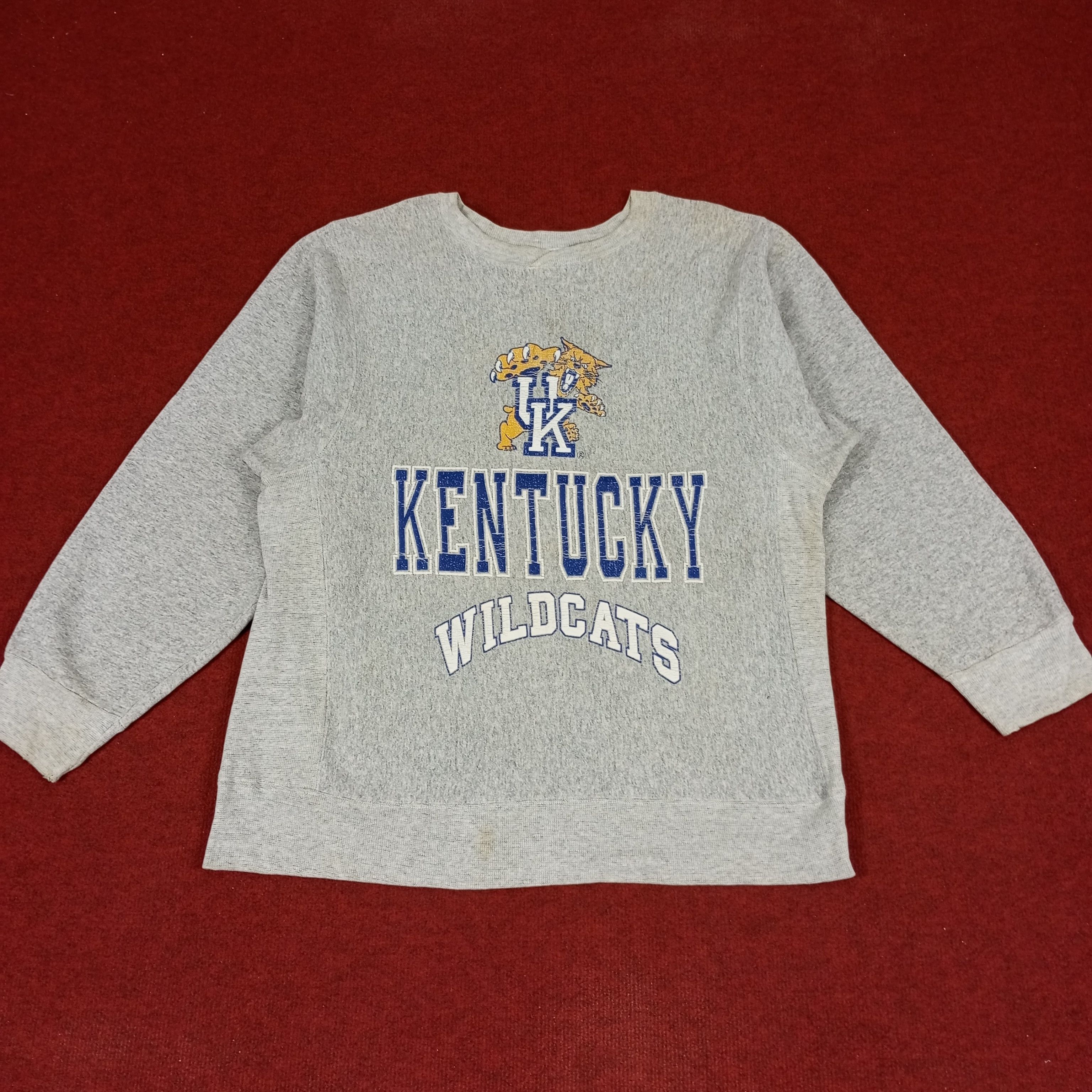NBA × Vintage NBA Kentucky Wildcats Basketball Team Vintage Sweatshirt Size US L / EU 52-54 / 3 - 1 Thumbnail