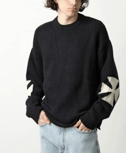 Askyurself Cross Knit Sweater Size US M / EU 48-50 / 2 - 1 Thumbnail