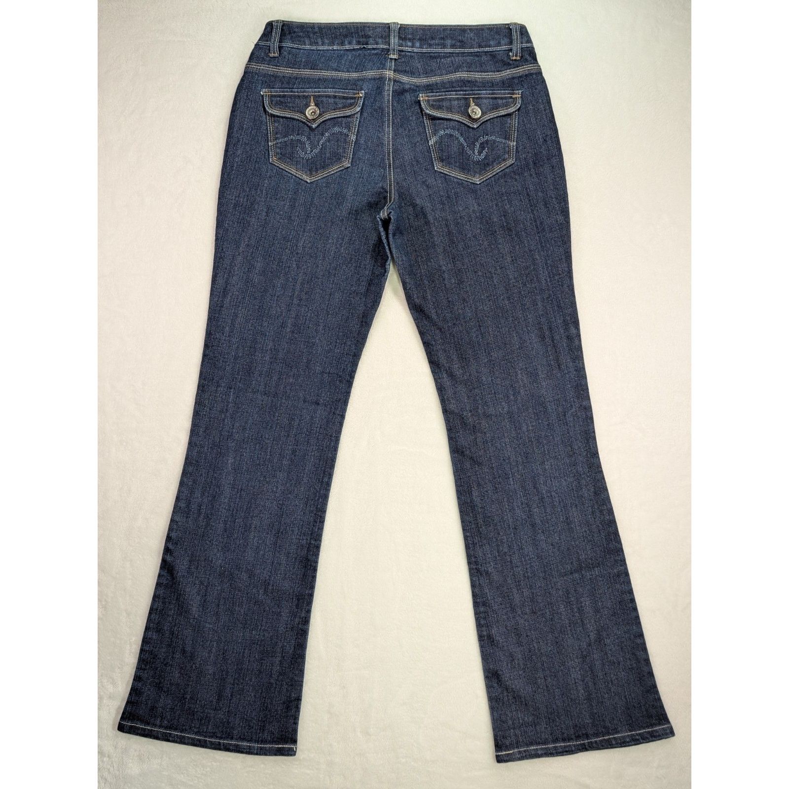 Route 66 Vintage Route 66 Y2K Flared Leg Jeans Size 5/6 Mid-Rise Size 32" / US 10 / IT 46 - 7 Thumbnail