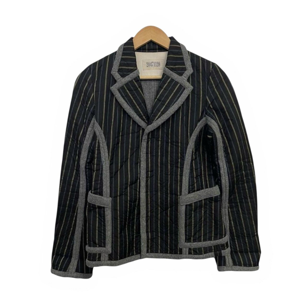 20471120 20471120 velcro pinstripe blazer Size US S / EU 44-46 / 1 - 1 Thumbnail