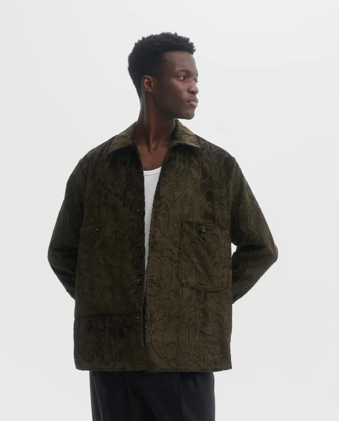 Other BNWT AW24 ECOLE DE PENSEE VELVET JACQUARD OVERSHIRT S Size US S / EU 44-46 / 1 - 1 Thumbnail