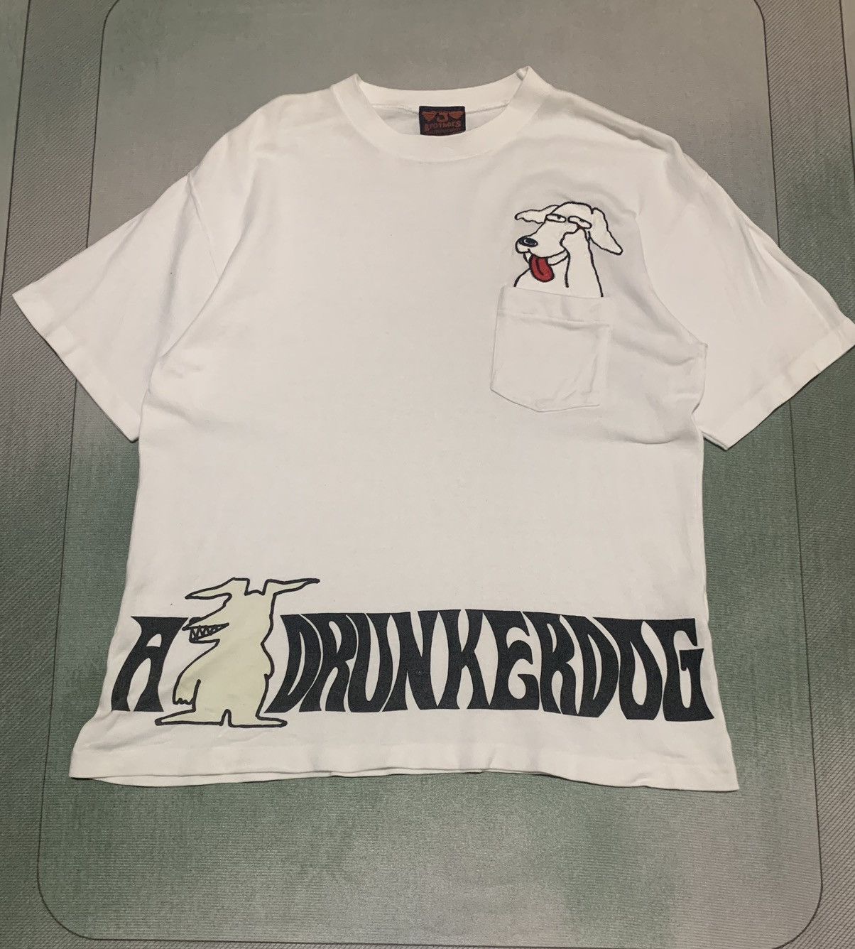 Octopus Rare a Vintage drunker dog junkie brothers by octopus army Size US XL / EU 56 / 4 - 8 Thumbnail