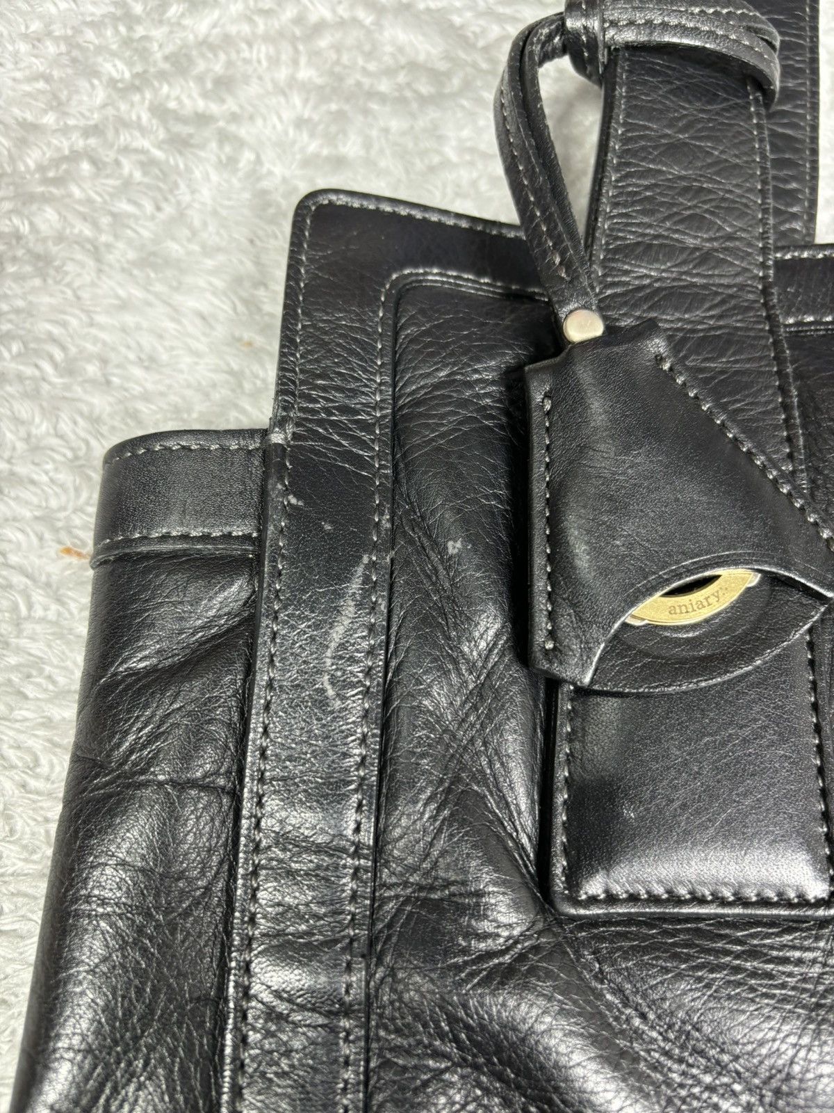 Japanese Brand Aniary Leather tote Bag Size ONE SIZE - 3 Thumbnail