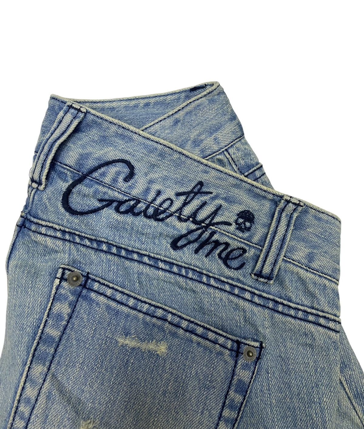 14th Addiction 🔥DUXER JAPAN HYSTERIC GLAMOUR STYLE DISTRESSED DENIM JEANS Size 30" / US 8 / IT 44 - 7 Thumbnail