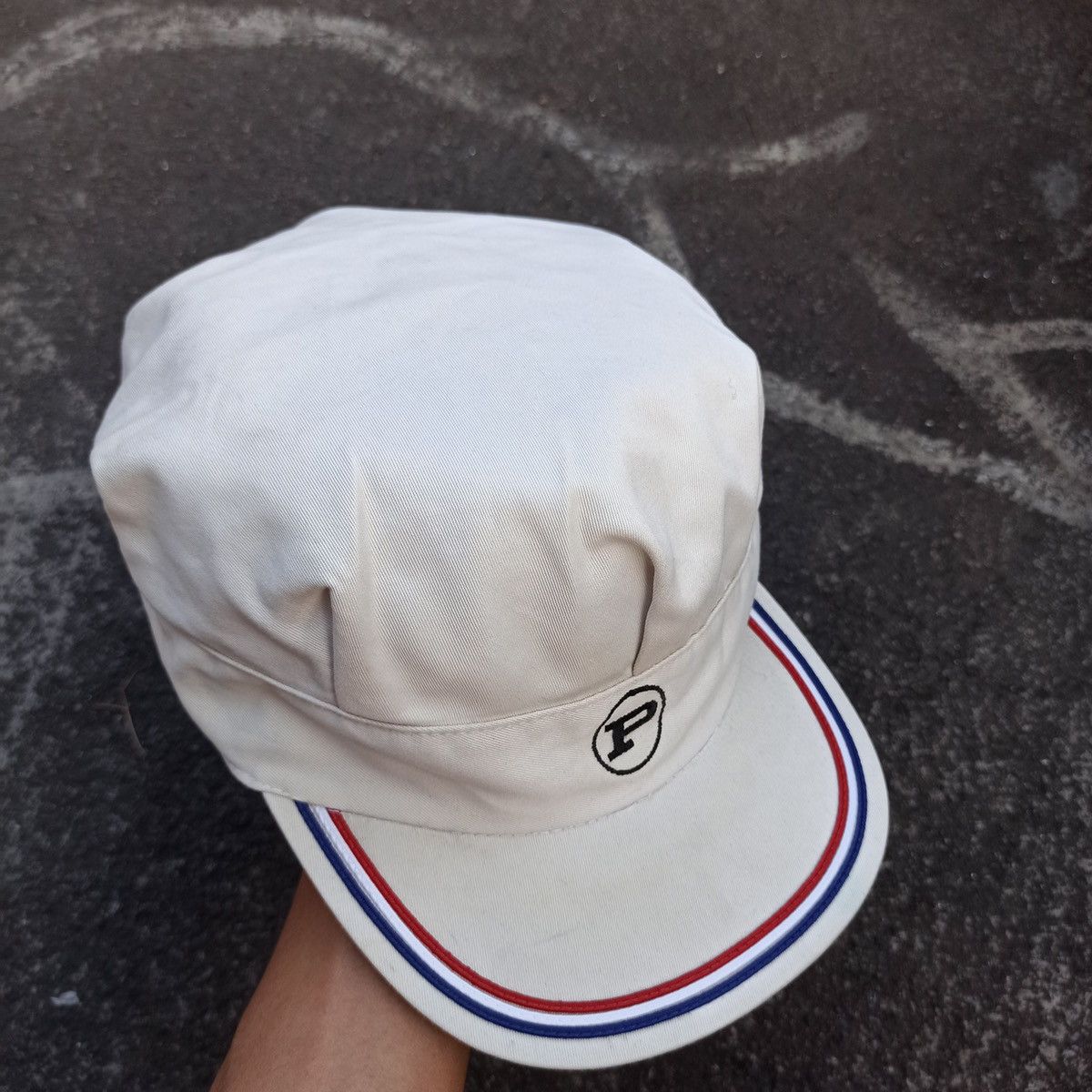 Japanese Brand Vintage Iniitial p conductor hat Size ONE SIZE - 7 Thumbnail