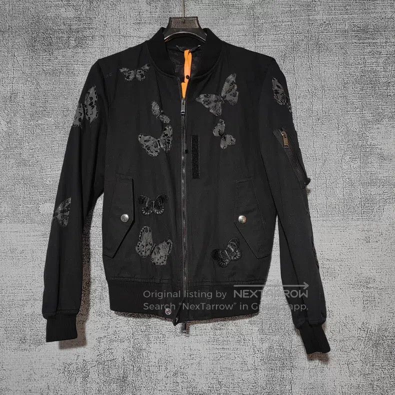 Valentino Valentino Men's jacket with butterfly embroidery Size US S / EU 44-46 / 1 - 1 Thumbnail