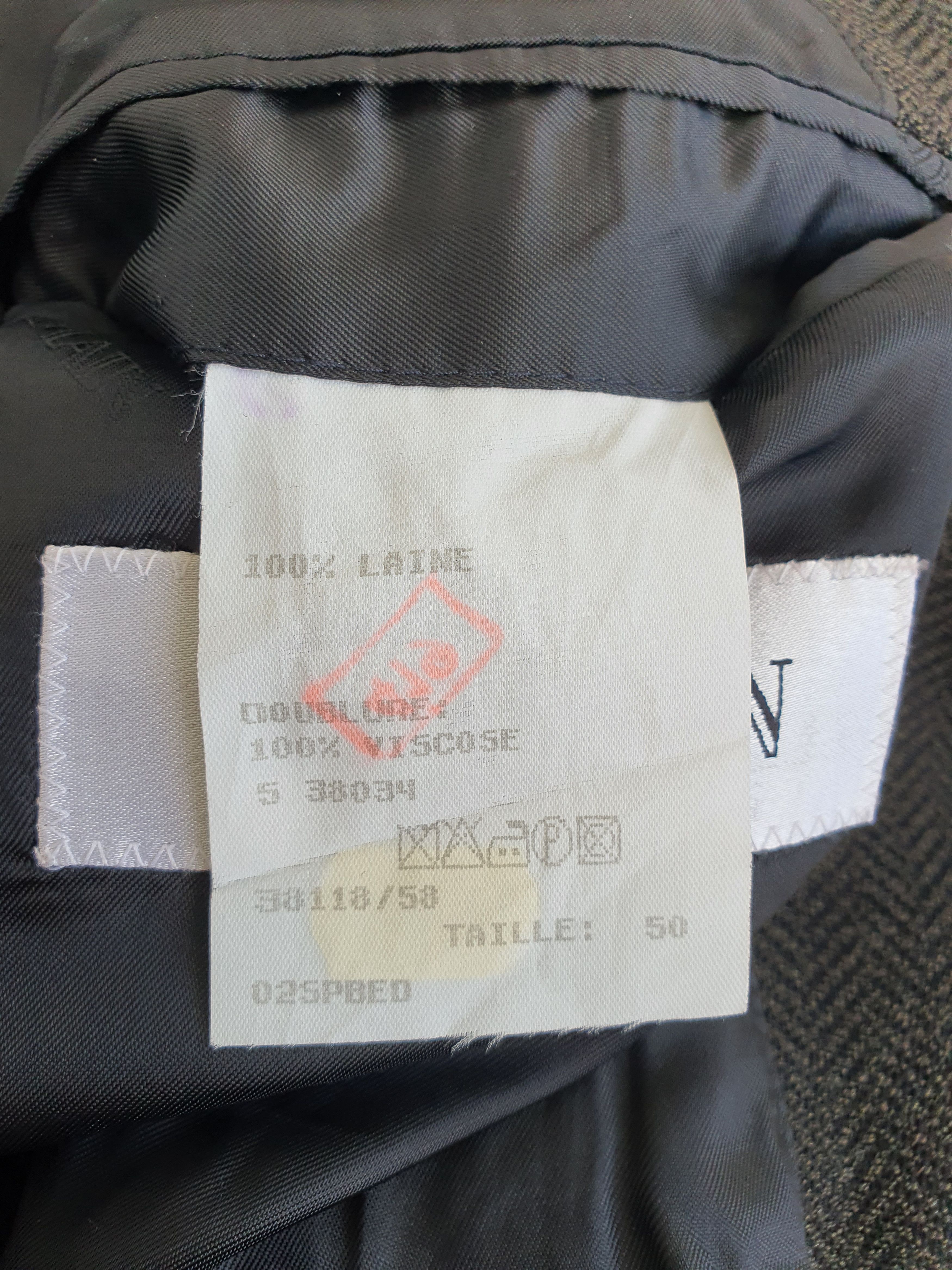 Balmain Blazer Sports Coat Suit Jacket - Vintage - Herrinbone Size 40R - 5 Thumbnail