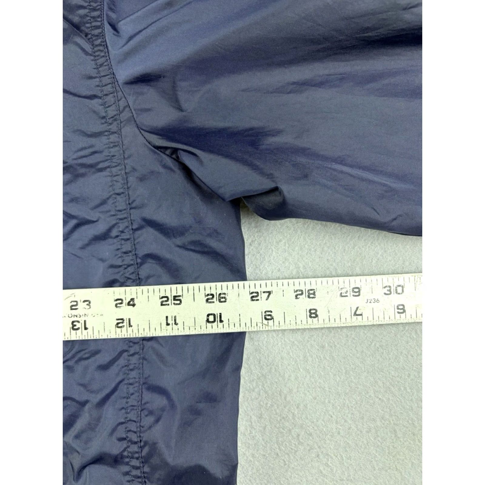 Nike VINTAGE Nike Windbreaker Men XL Blue Full Zip Nylon 90s Swoosh Jacket Size US XL / EU 56 / 4 - 6 Thumbnail