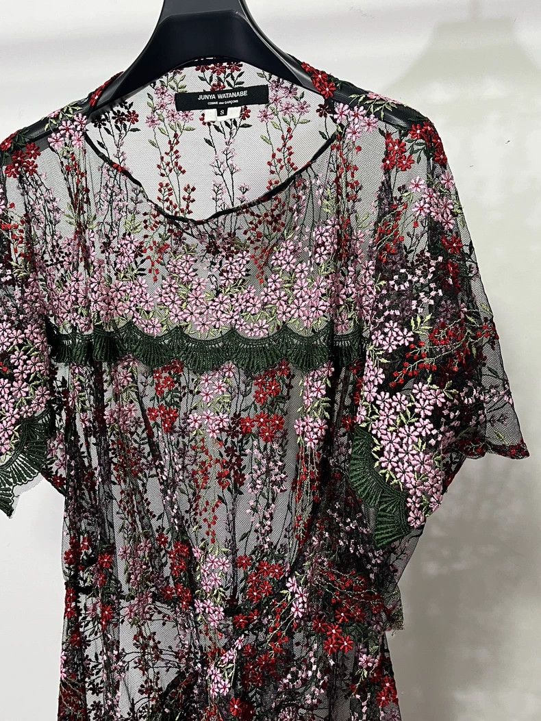 Comme des Garcons Comme Des Garcons Embroidered irregular dress Size S / US 4 / IT 40 - 1 Thumbnail