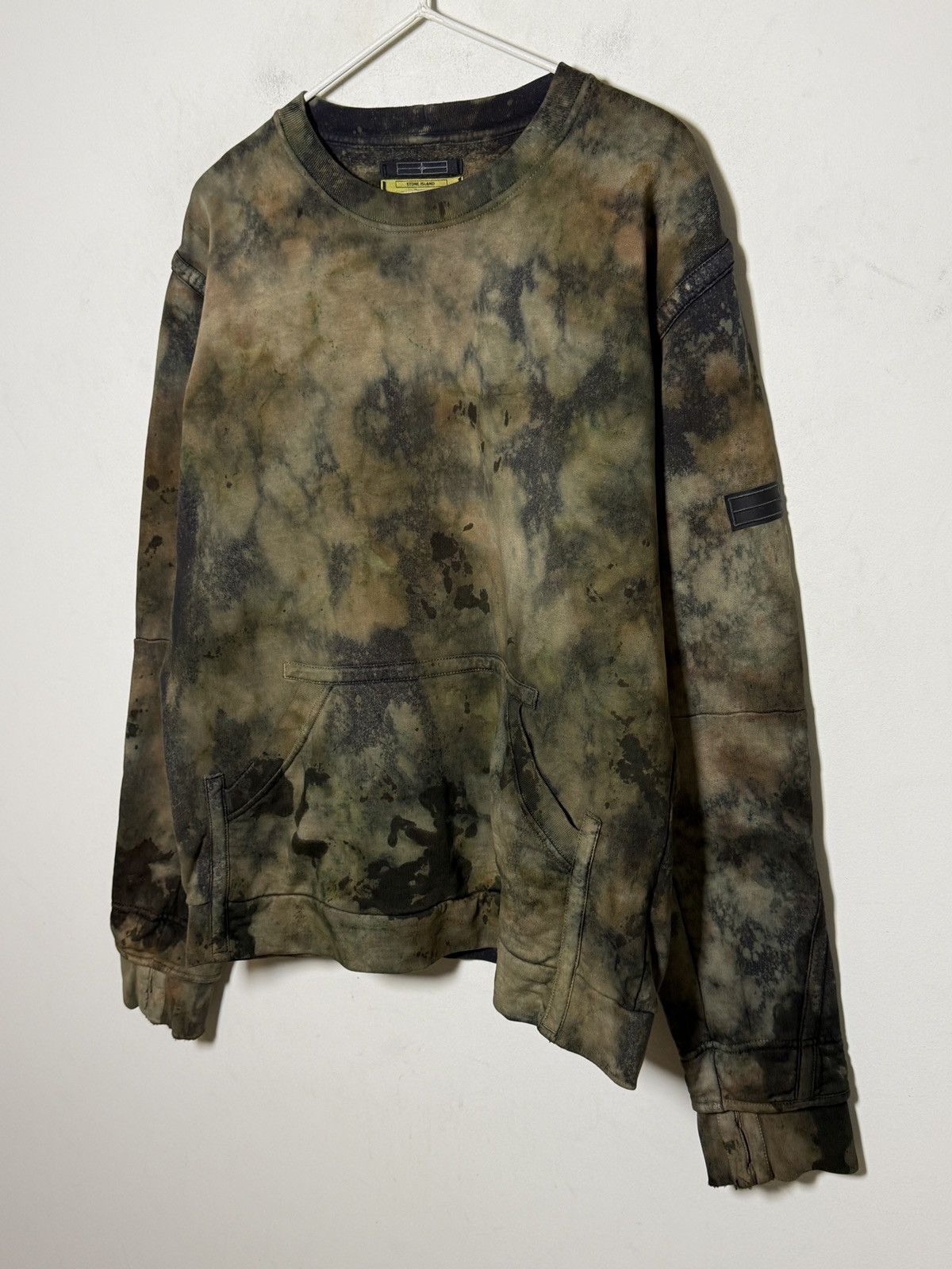 Stone Island Stone Island solid crewneck sweatshirt y2k Size US XL / EU 56 / 4 - 4 Thumbnail