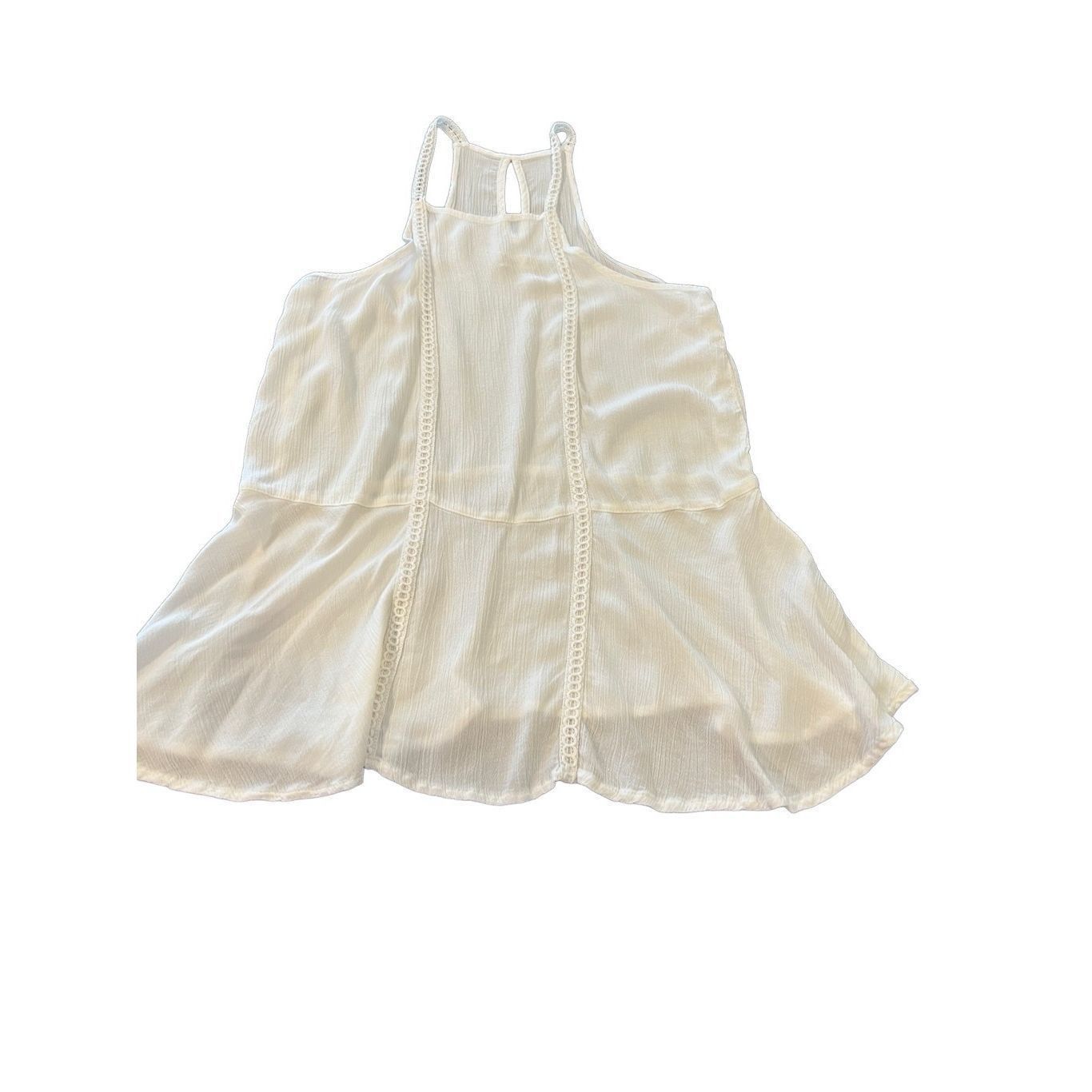 Hollister Hollister white Ruffle Hem mini Dress size S Size S / US 4 / IT 40 - 3 Thumbnail
