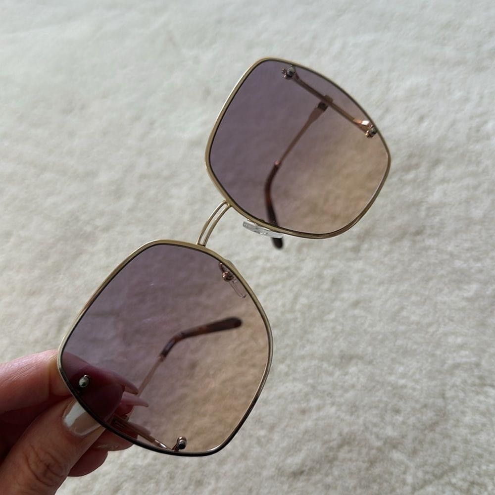 Salvatore Ferragamo Ferragamo Gancio 62mm Gradient Square Sunglasses Size ONE SIZE - 9 Thumbnail