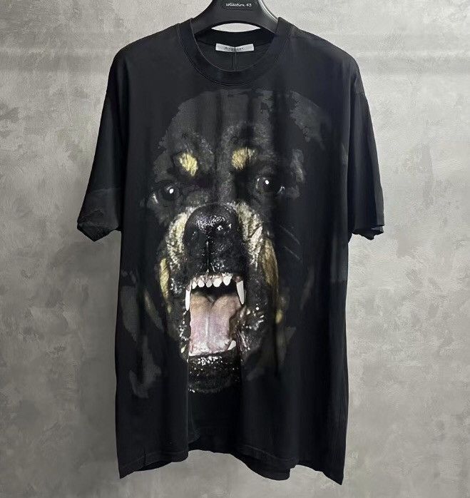 Givenchy Givenchy dog head short sleeved shirt2412-Nextarrow Size US M / EU 48-50 / 2 - 1 Thumbnail