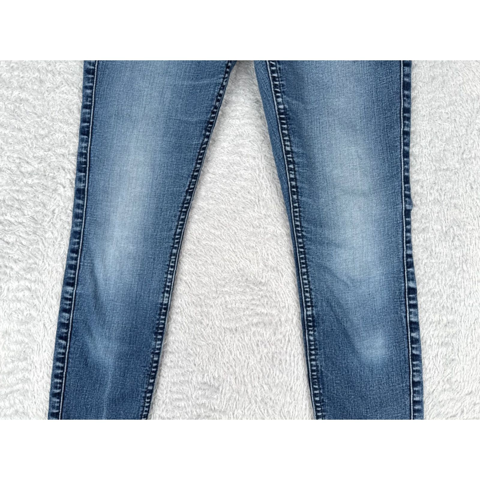 7 For All Mankind 7 For All Mankind Jeans Women 27 Blue Denim High Waist Ankle Skinny Regular 27in Inseam Cotton Vintage No Mens Womens Size 27" / US 4 / IT 40 - 3 Thumbnail