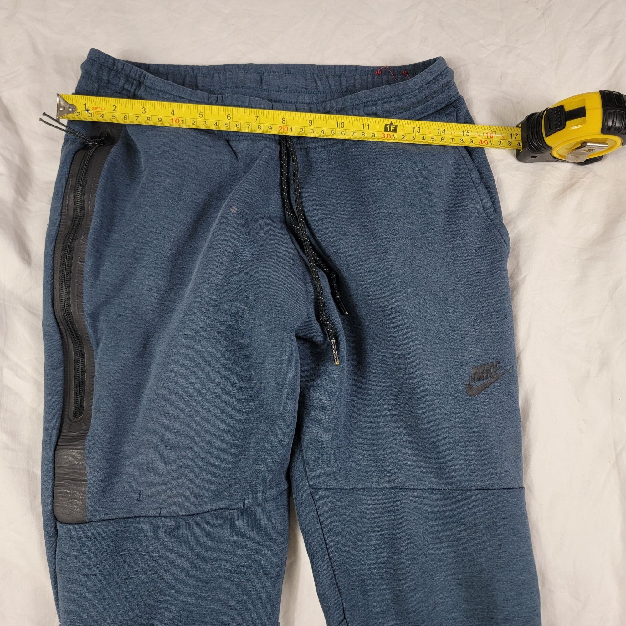 Nike Nike Tech Fleece Mens Medium Blue Sweat Pants Joggers Casual Size US 40 / EU 56 - 8 Thumbnail