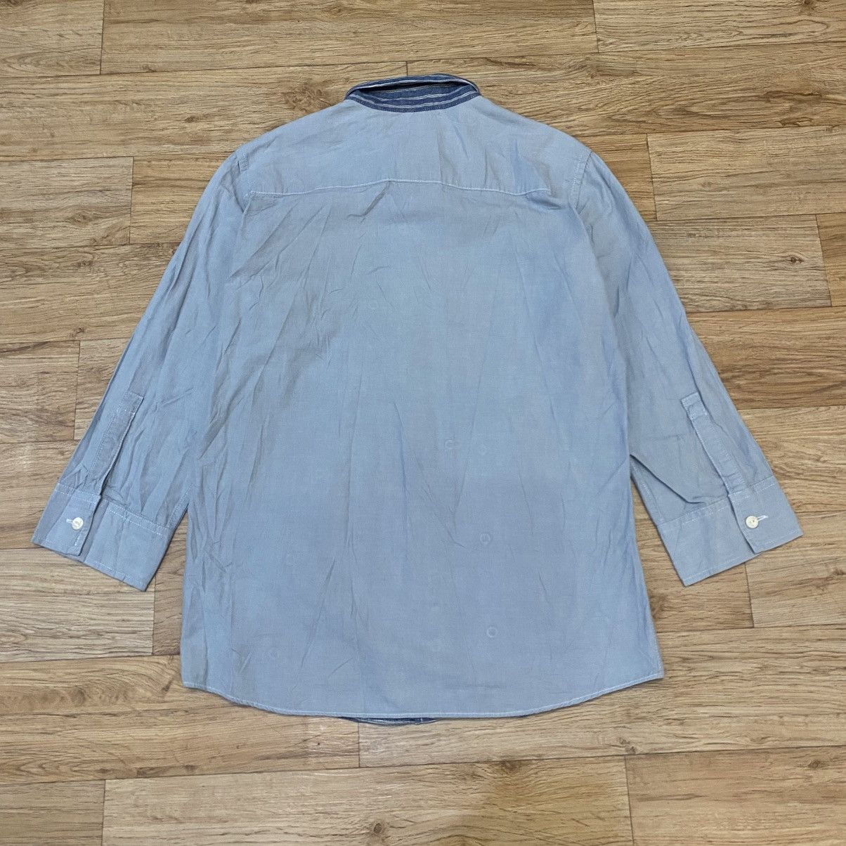SHAREEF Shareef Made In Japan Mini Collar Button Ups Shirt Size US M / EU 48-50 / 2 - 2 Thumbnail