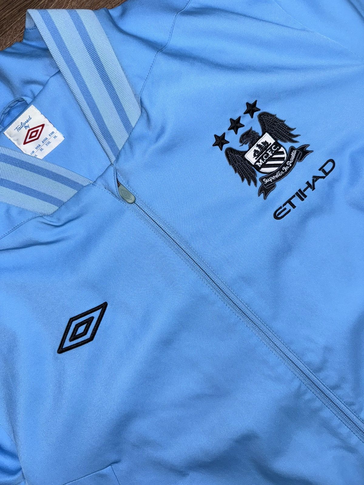 Umbro × Vintage Manchester City Umbro 2012-13 Track Jacket Size US XL / EU 56 / 4 - 6 Thumbnail