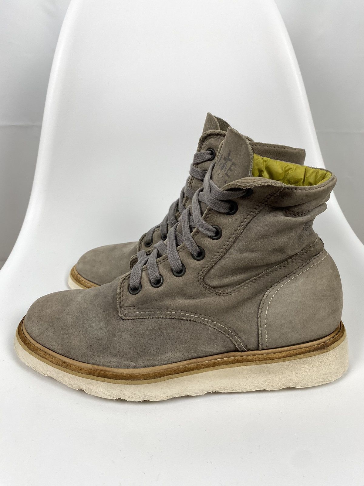 Premiata White Premiata Genuine Leather Nubuck Boots size 42 Size US 9 / EU 42 - 4 Thumbnail