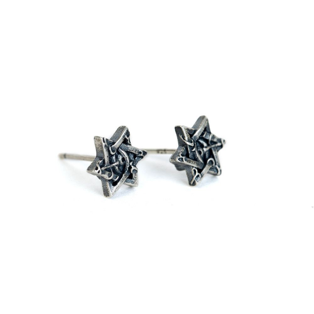 Jewelry Dark Earrings One Pairs Chrome Jewelry Size ONE SIZE - 5 Thumbnail