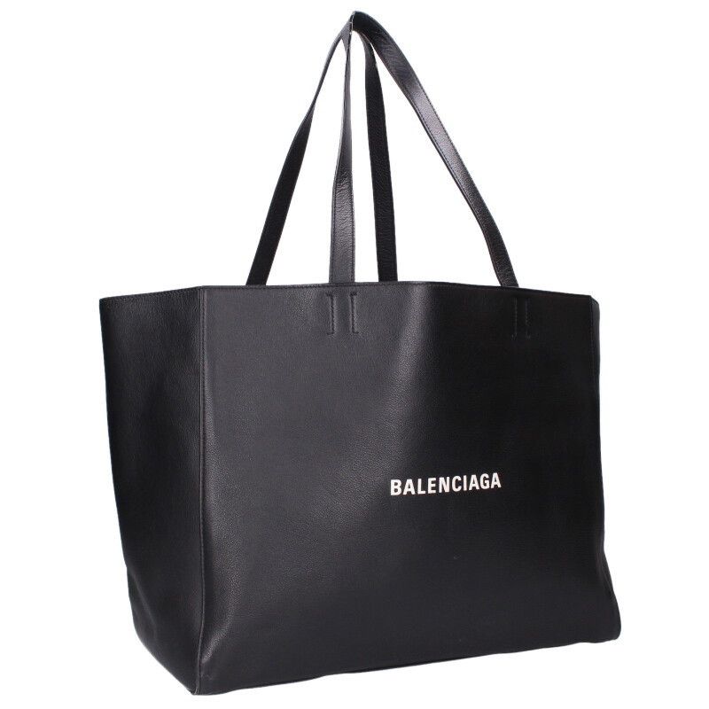 Balenciaga Balenciaga Leather Tote Bag Black Size ONE SIZE - 1 Thumbnail