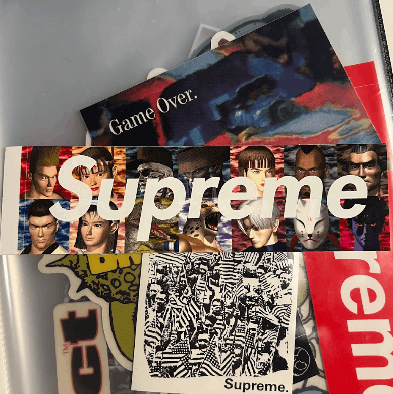 Supreme × Yohji Yamamoto Supreme x Yohji Yamamoto Tekken Box Logo Sticker Size ONE SIZE - 2 Thumbnail