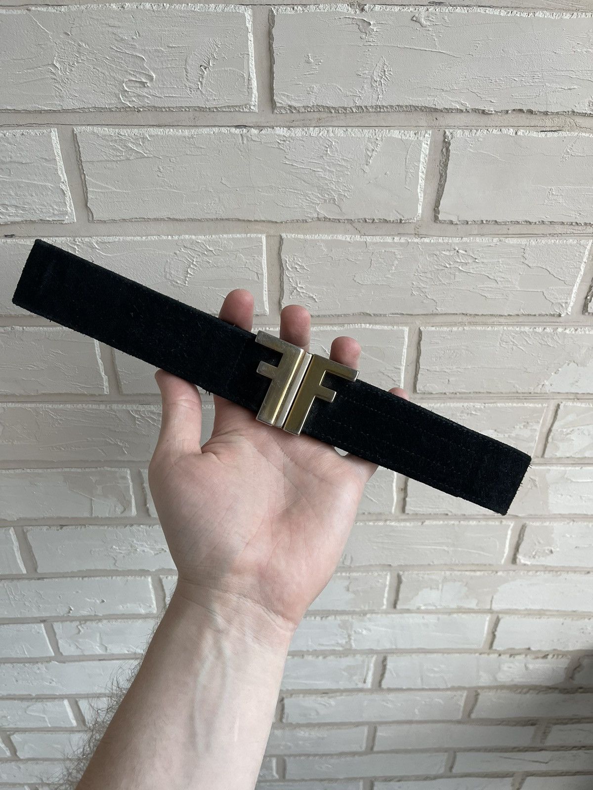 Fendi Women Suede Belt