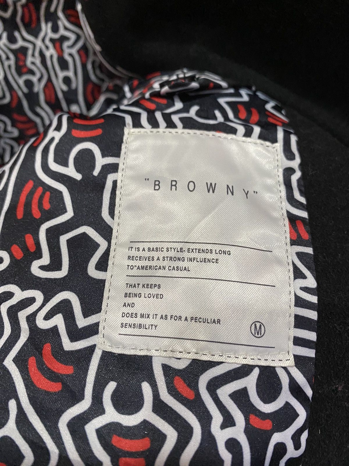 Keith Haring Browny x Keith Haring Crossover Double-Breasted Peacoat Size US S / EU 44-46 / 1 - 7 Thumbnail